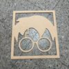 Marco Decorativo Harry Potter MDF